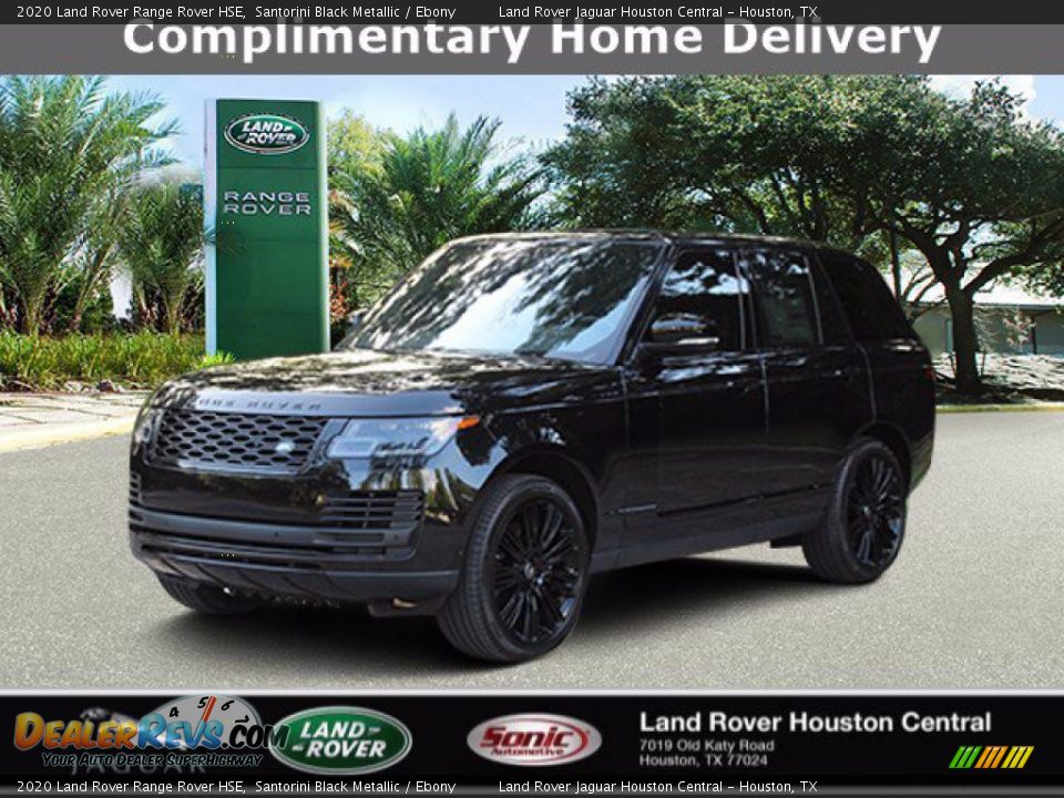 2020 Land Rover Range Rover HSE Santorini Black Metallic / Ebony Photo #1