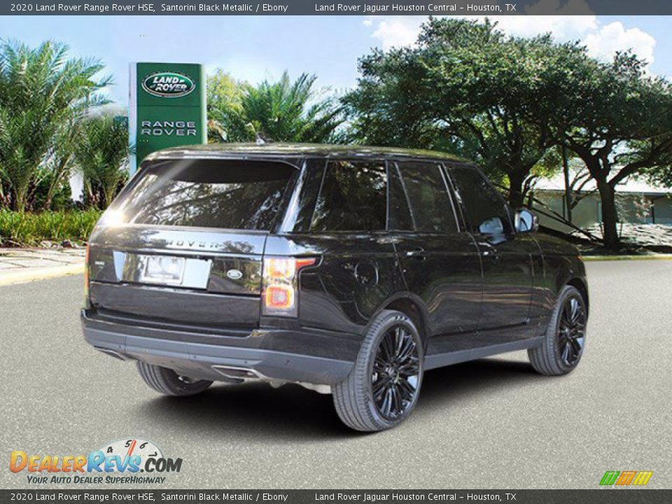 2020 Land Rover Range Rover HSE Santorini Black Metallic / Ebony Photo #3