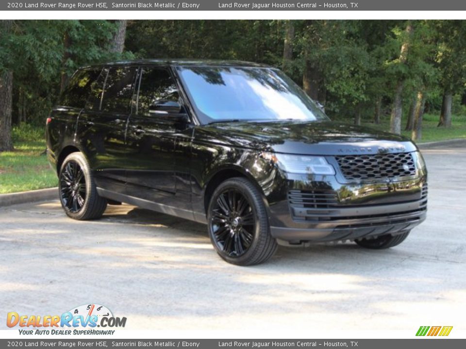 2020 Land Rover Range Rover HSE Santorini Black Metallic / Ebony Photo #14