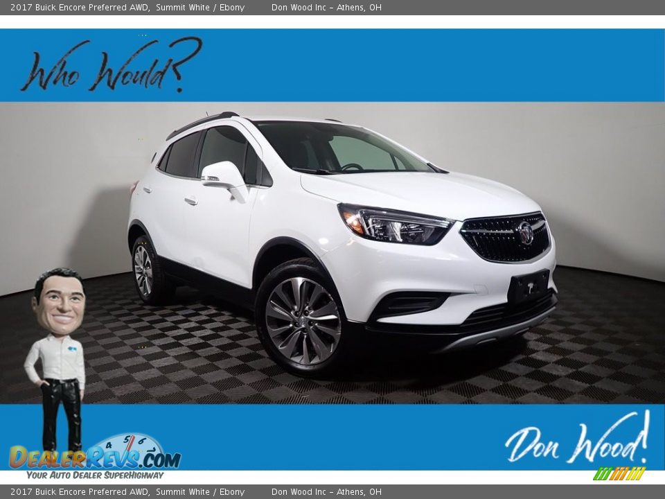 2017 Buick Encore Preferred AWD Summit White / Ebony Photo #1
