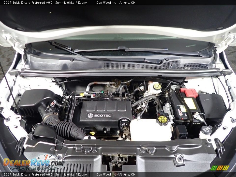 2017 Buick Encore Preferred AWD Summit White / Ebony Photo #13