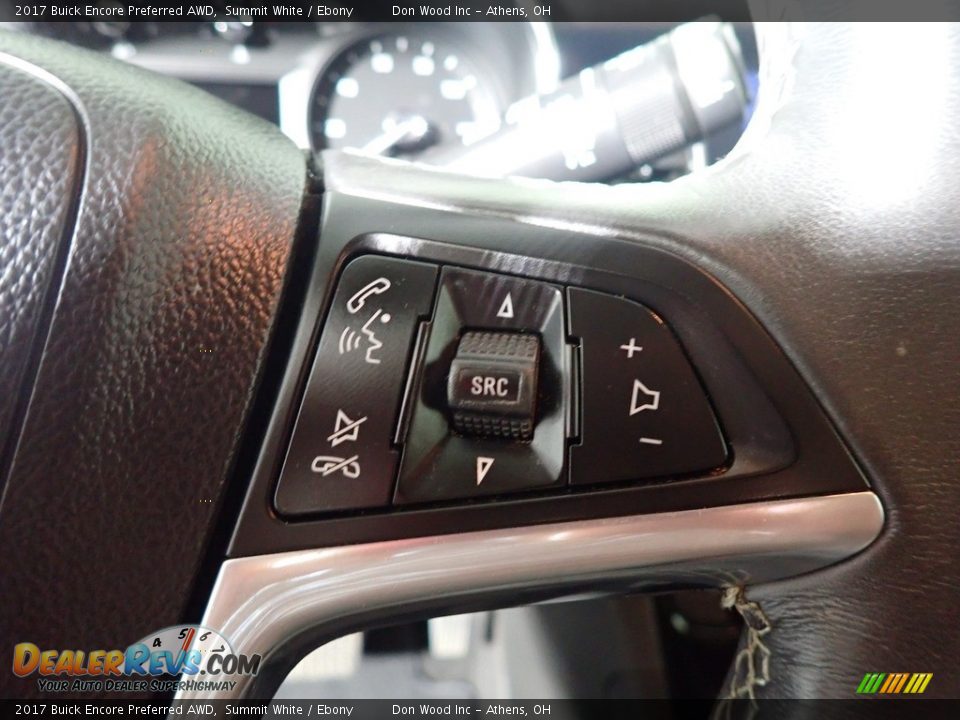 2017 Buick Encore Preferred AWD Summit White / Ebony Photo #17
