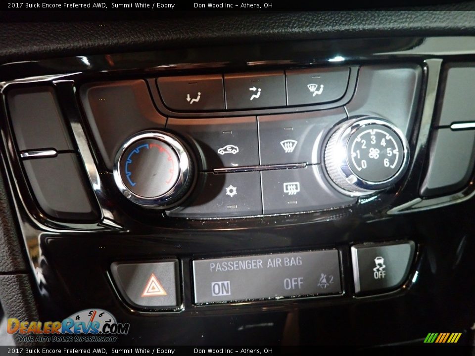 2017 Buick Encore Preferred AWD Summit White / Ebony Photo #18