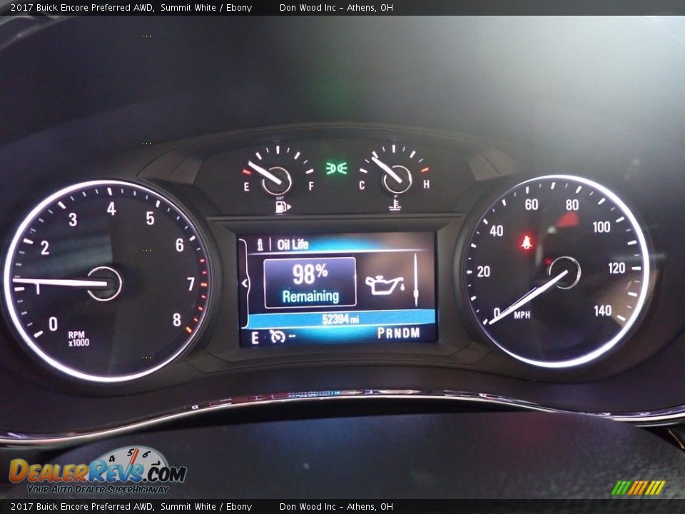 2017 Buick Encore Preferred AWD Summit White / Ebony Photo #28
