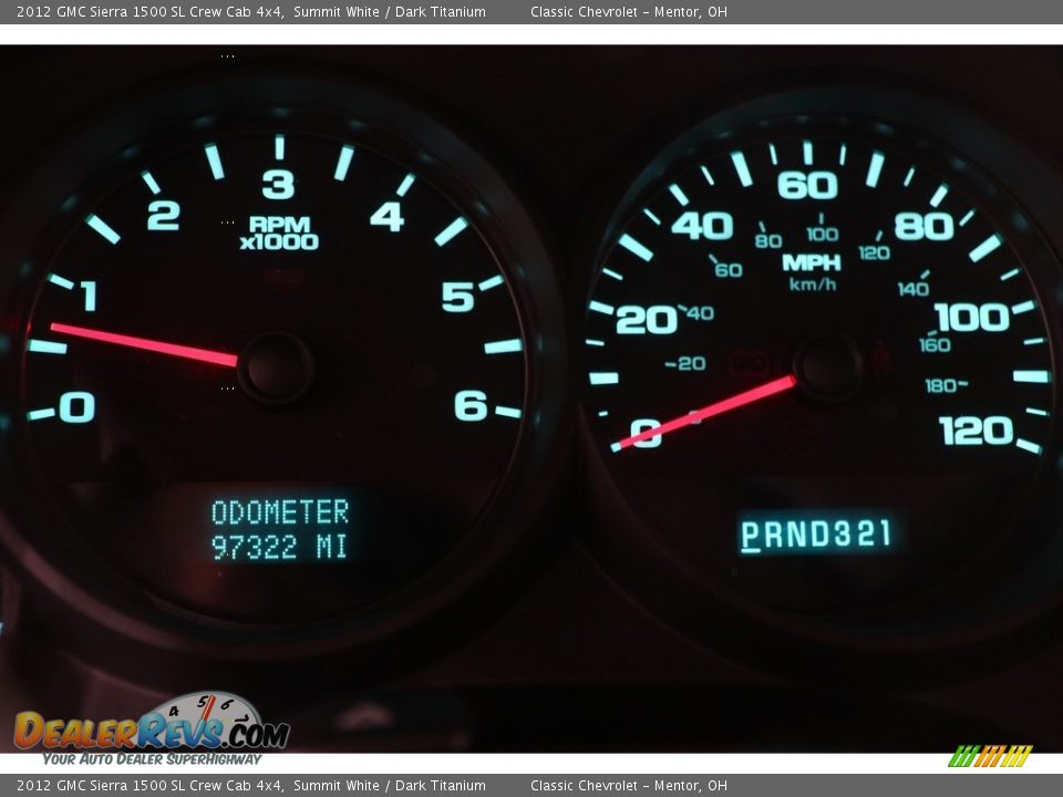2012 GMC Sierra 1500 SL Crew Cab 4x4 Summit White / Dark Titanium Photo #7