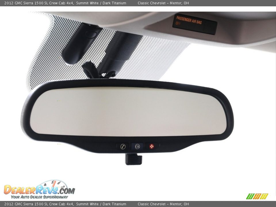 2012 GMC Sierra 1500 SL Crew Cab 4x4 Summit White / Dark Titanium Photo #8