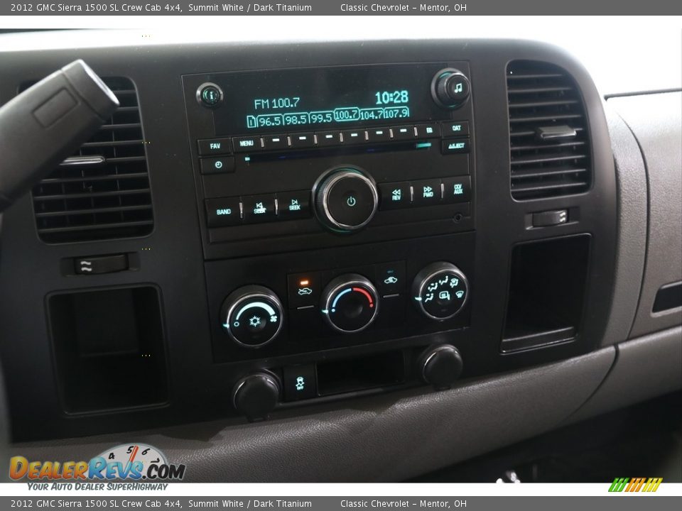 2012 GMC Sierra 1500 SL Crew Cab 4x4 Summit White / Dark Titanium Photo #9