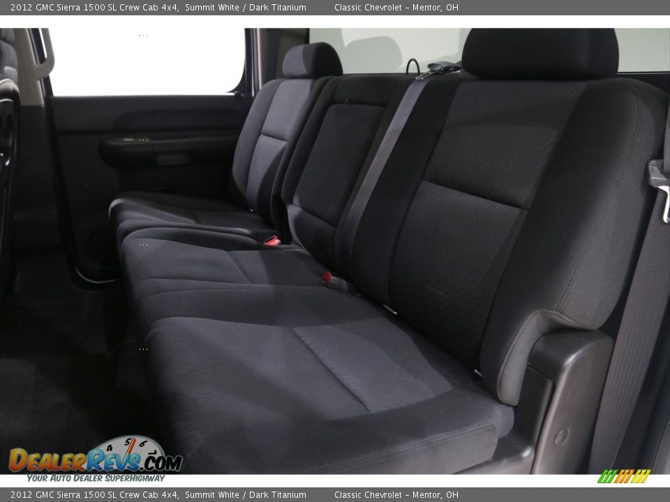 2012 GMC Sierra 1500 SL Crew Cab 4x4 Summit White / Dark Titanium Photo #14