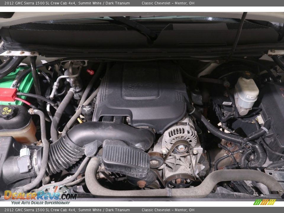 2012 GMC Sierra 1500 SL Crew Cab 4x4 Summit White / Dark Titanium Photo #16