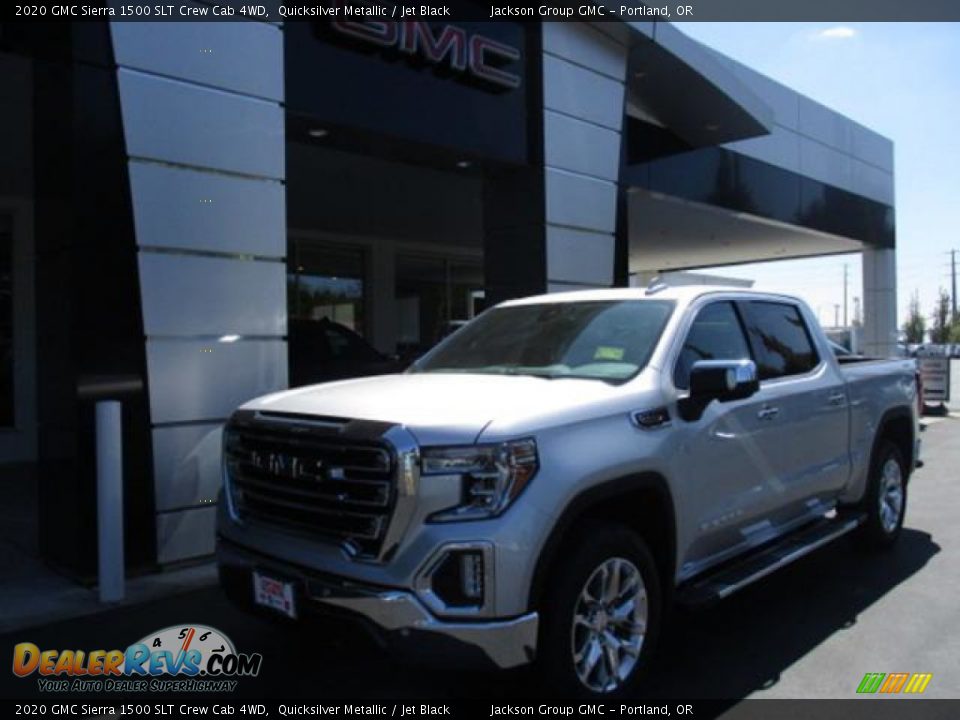 2020 GMC Sierra 1500 SLT Crew Cab 4WD Quicksilver Metallic / Jet Black Photo #1