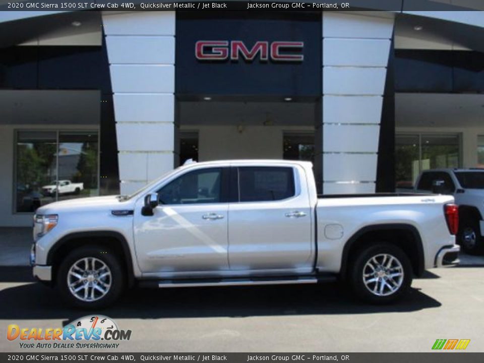 2020 GMC Sierra 1500 SLT Crew Cab 4WD Quicksilver Metallic / Jet Black Photo #2