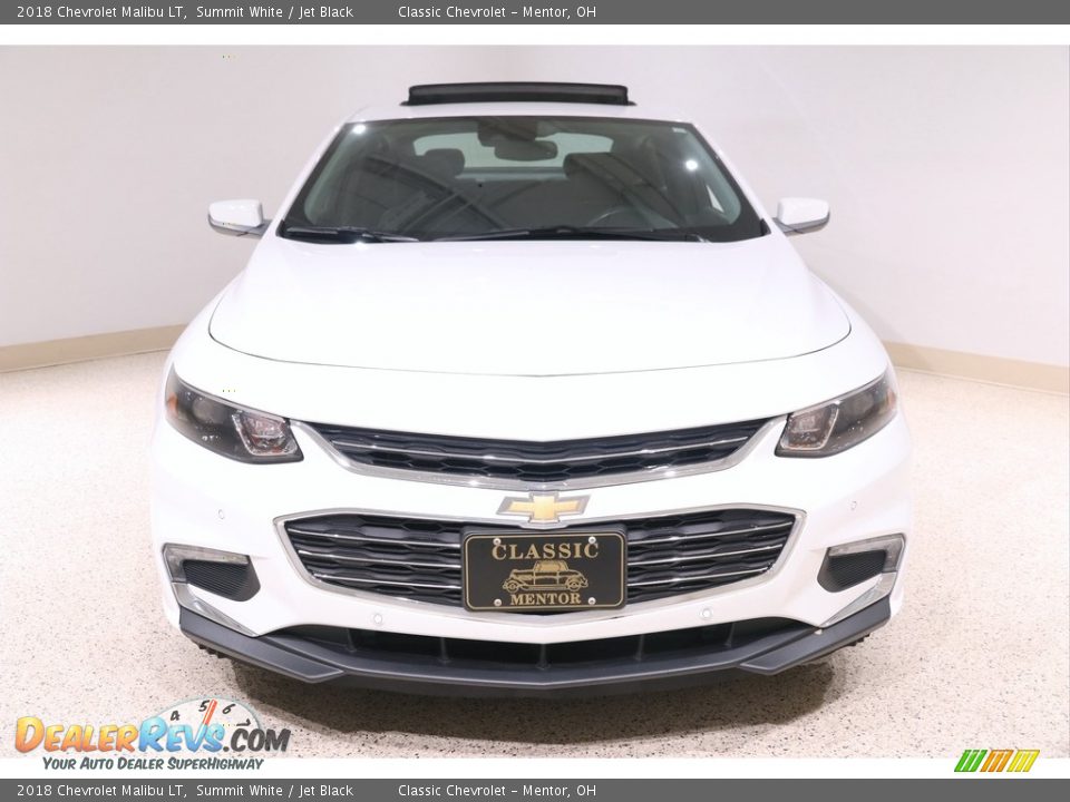 2018 Chevrolet Malibu LT Summit White / Jet Black Photo #2