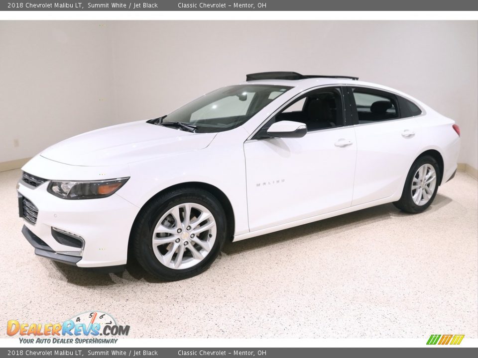 2018 Chevrolet Malibu LT Summit White / Jet Black Photo #3