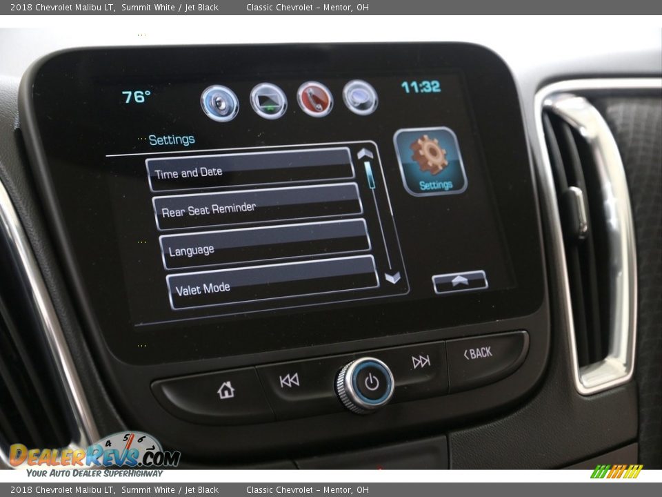 2018 Chevrolet Malibu LT Summit White / Jet Black Photo #15