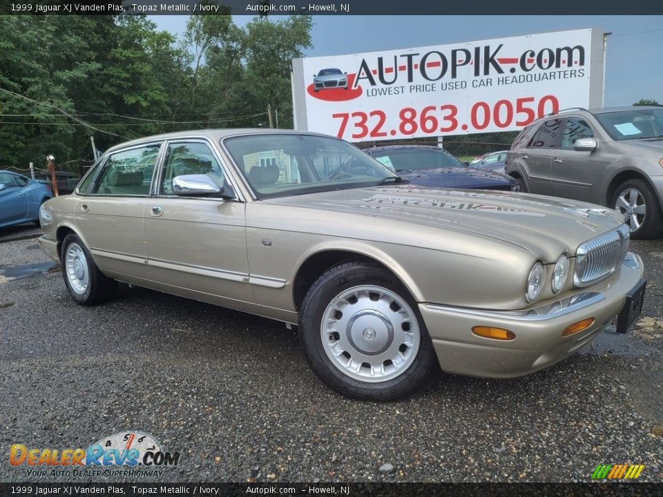 1999 Jaguar XJ Vanden Plas Topaz Metallic / Ivory Photo #1