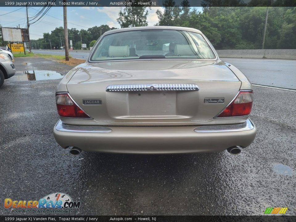 1999 Jaguar XJ Vanden Plas Topaz Metallic / Ivory Photo #5