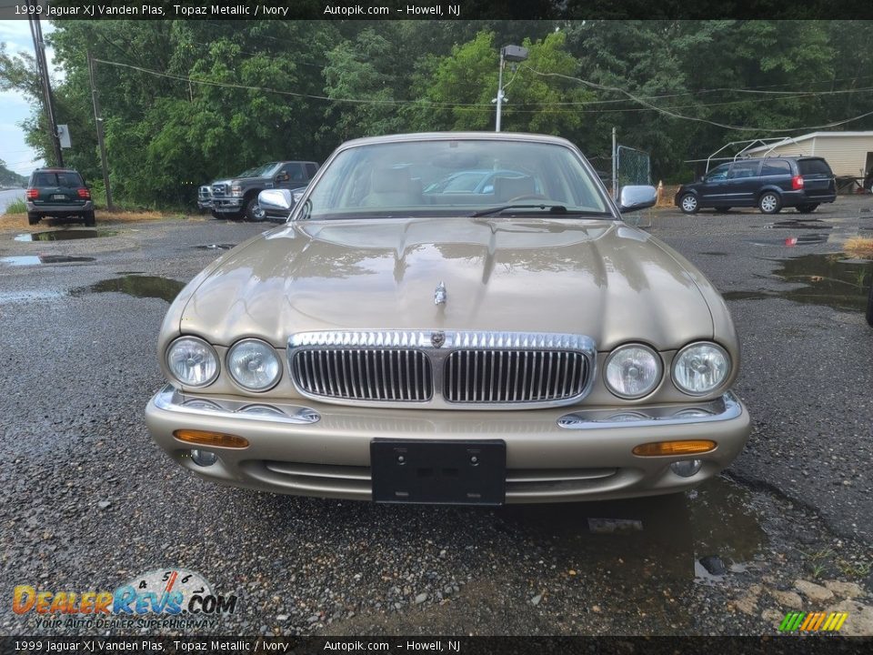1999 Jaguar XJ Vanden Plas Topaz Metallic / Ivory Photo #8