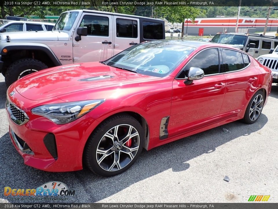 2018 Kia Stinger GT2 AWD HiChroma Red / Black Photo #1