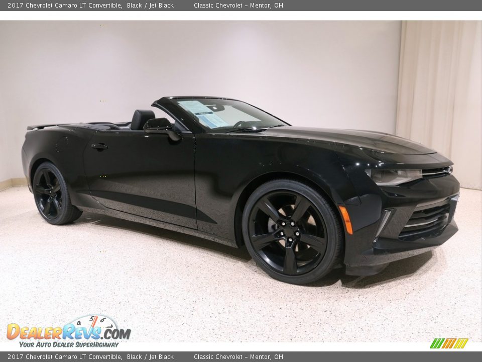 2017 Chevrolet Camaro LT Convertible Black / Jet Black Photo #1