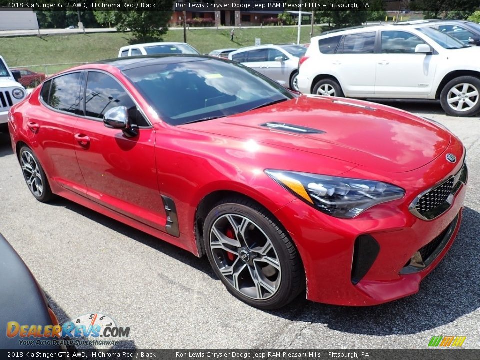 2018 Kia Stinger GT2 AWD HiChroma Red / Black Photo #5