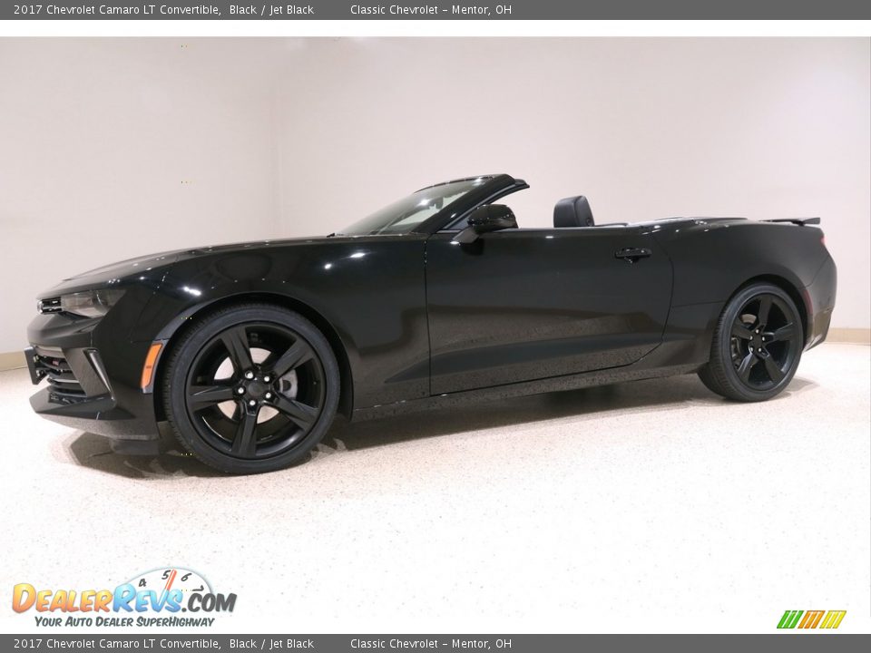 2017 Chevrolet Camaro LT Convertible Black / Jet Black Photo #4