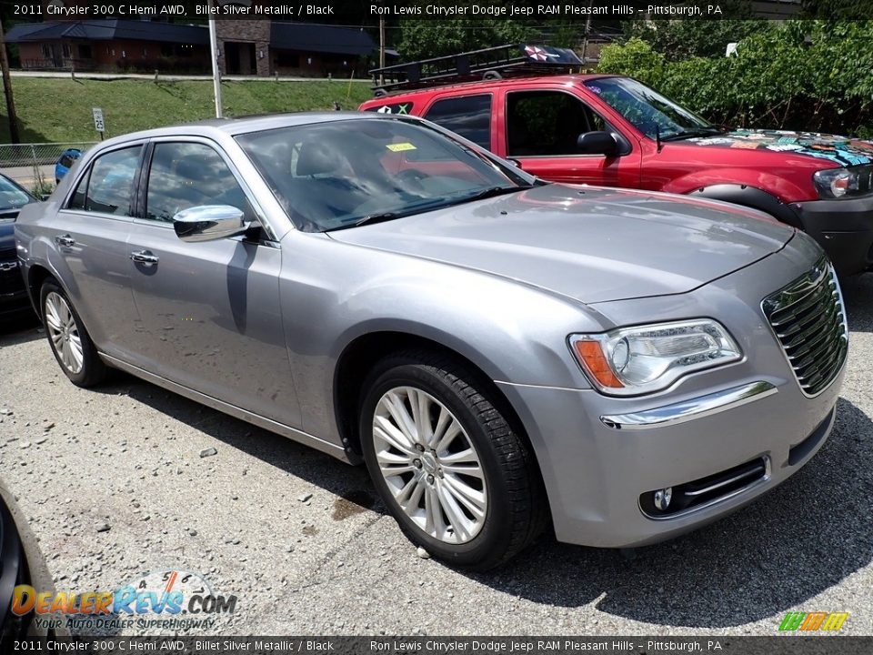 2011 Chrysler 300 C Hemi AWD Billet Silver Metallic / Black Photo #5