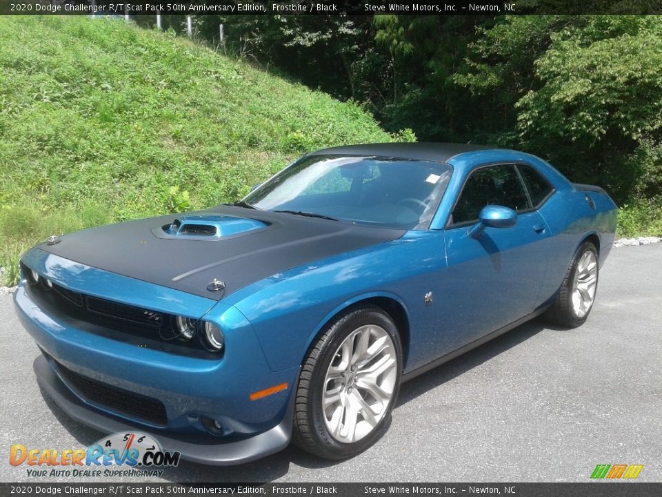 Front 3/4 View of 2020 Dodge Challenger R/T Scat Pack 50th Anniversary Edition Photo #2