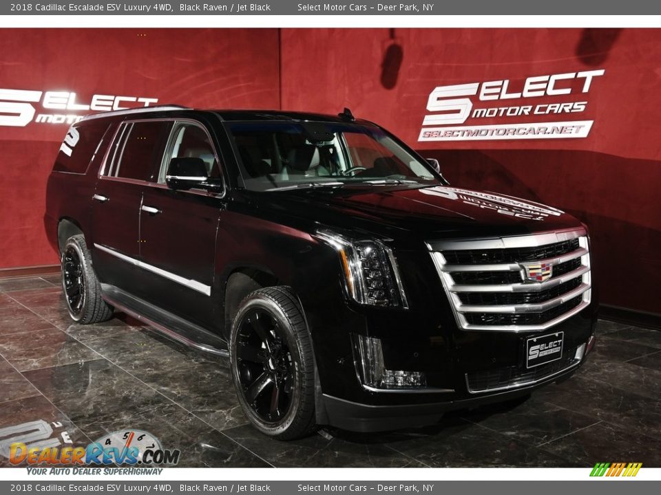 2018 Cadillac Escalade ESV Luxury 4WD Black Raven / Jet Black Photo #3