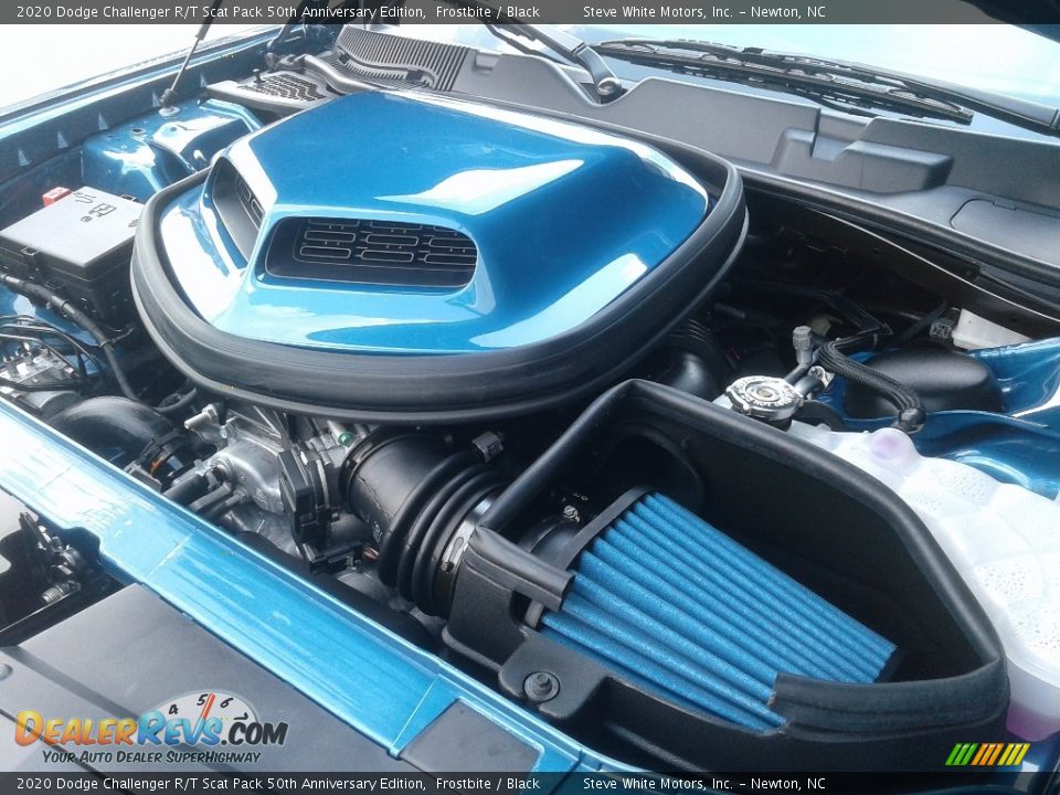 2020 Dodge Challenger R/T Scat Pack 50th Anniversary Edition 392 SRT 6.4 Liter HEMI OHV 16-Valve VVT MDS V8 Engine Photo #10