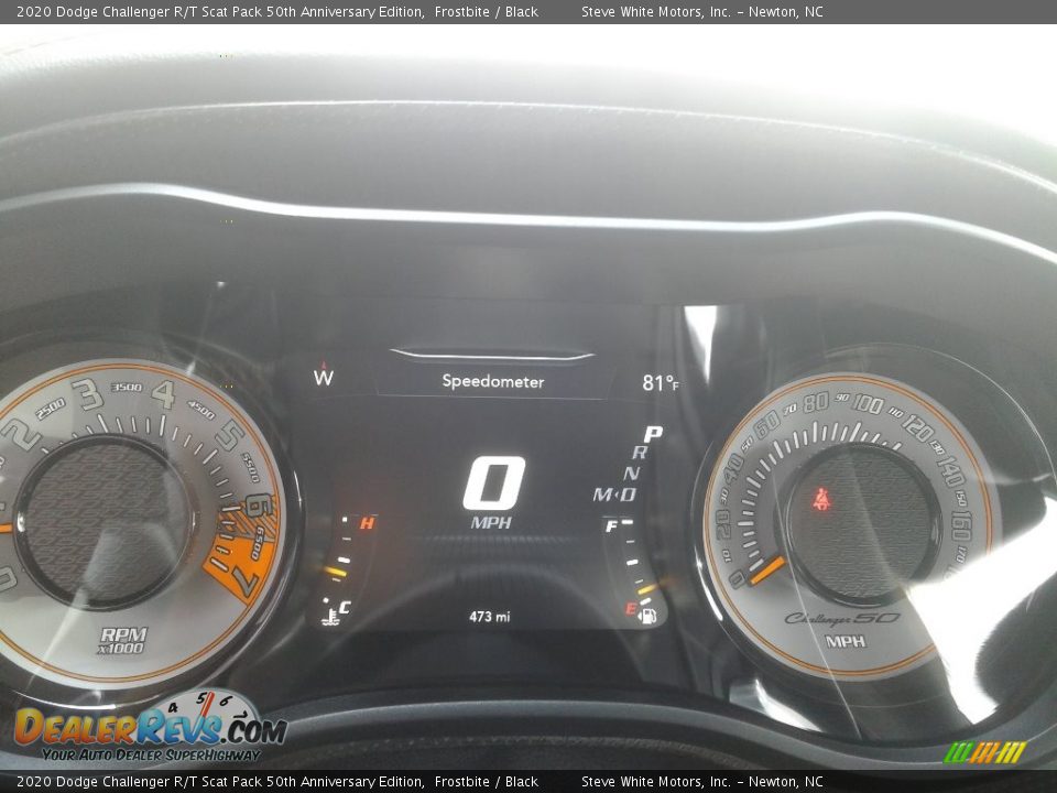 2020 Dodge Challenger R/T Scat Pack 50th Anniversary Edition Gauges Photo #23