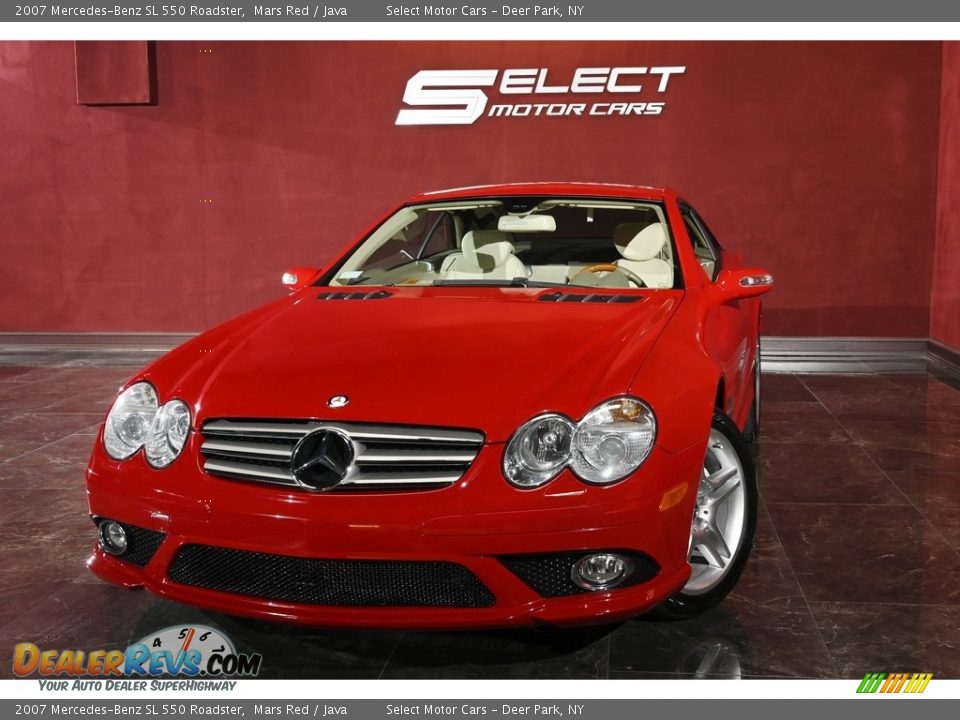 2007 Mercedes-Benz SL 550 Roadster Mars Red / Java Photo #1