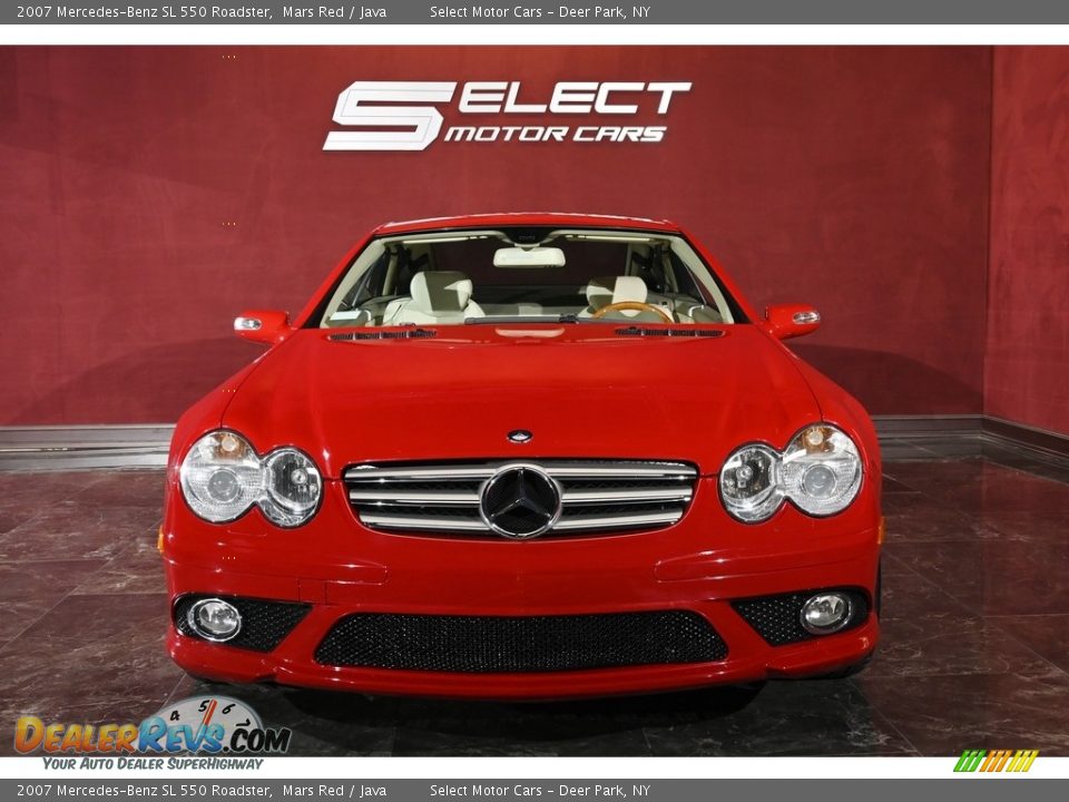 2007 Mercedes-Benz SL 550 Roadster Mars Red / Java Photo #2