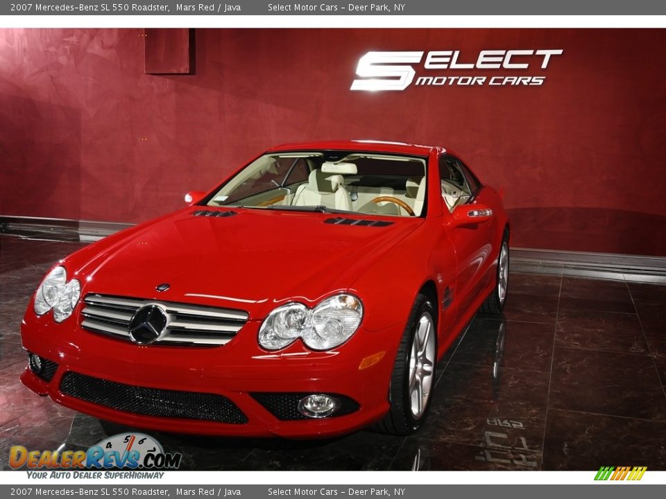 2007 Mercedes-Benz SL 550 Roadster Mars Red / Java Photo #5