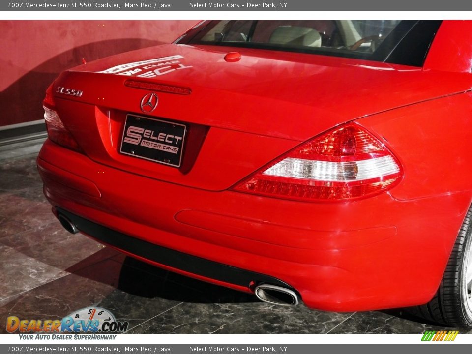 2007 Mercedes-Benz SL 550 Roadster Mars Red / Java Photo #7