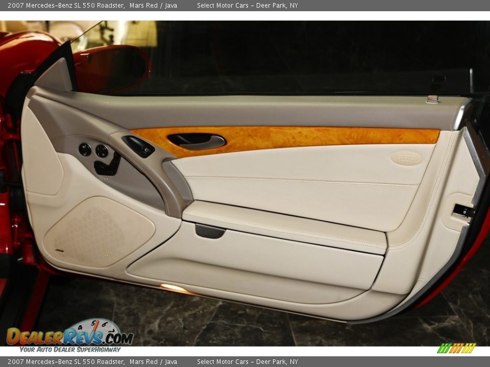 2007 Mercedes-Benz SL 550 Roadster Mars Red / Java Photo #15