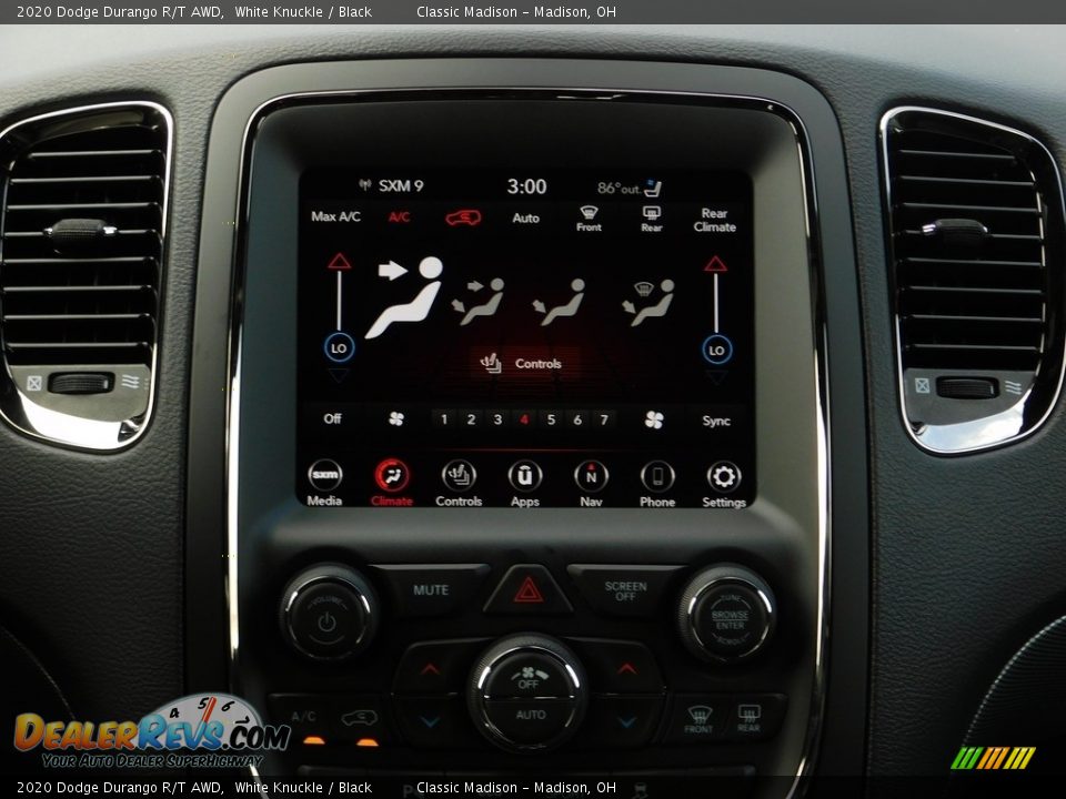 2020 Dodge Durango R/T AWD White Knuckle / Black Photo #12