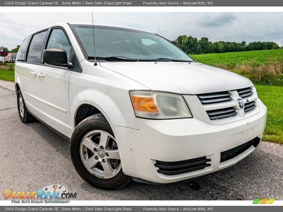 2009 Dodge Grand Caravan SE Stone White / Dark Slate Gray/Light Shale Photo #1