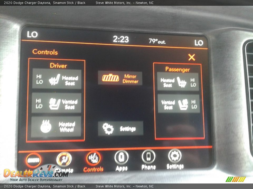 2020 Dodge Charger Daytona Sinamon Stick / Black Photo #22