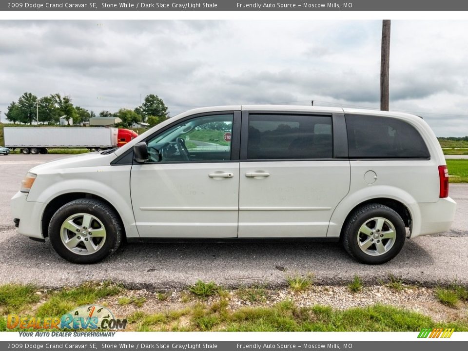 2009 Dodge Grand Caravan SE Stone White / Dark Slate Gray/Light Shale Photo #7