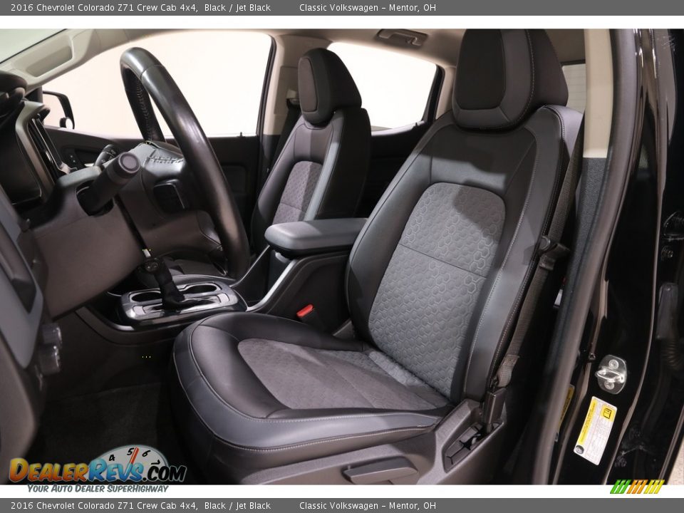 2016 Chevrolet Colorado Z71 Crew Cab 4x4 Black / Jet Black Photo #5