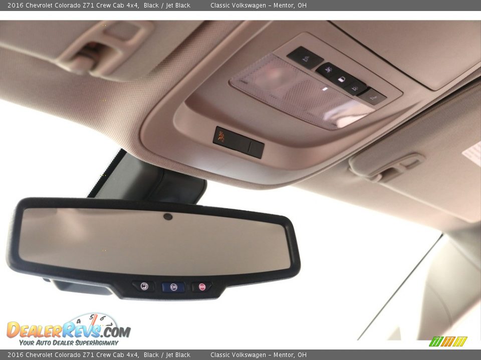 2016 Chevrolet Colorado Z71 Crew Cab 4x4 Black / Jet Black Photo #8