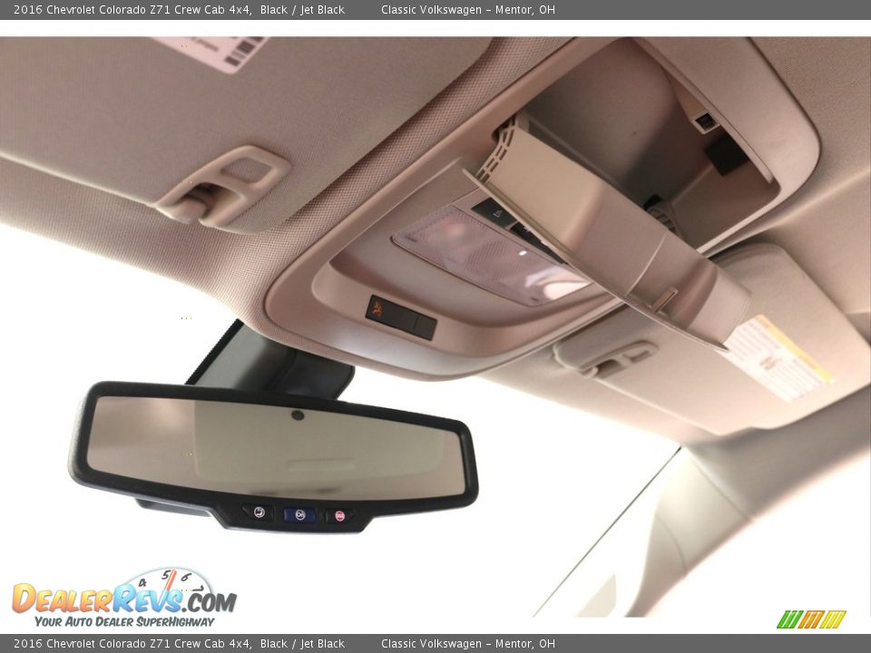 2016 Chevrolet Colorado Z71 Crew Cab 4x4 Black / Jet Black Photo #9