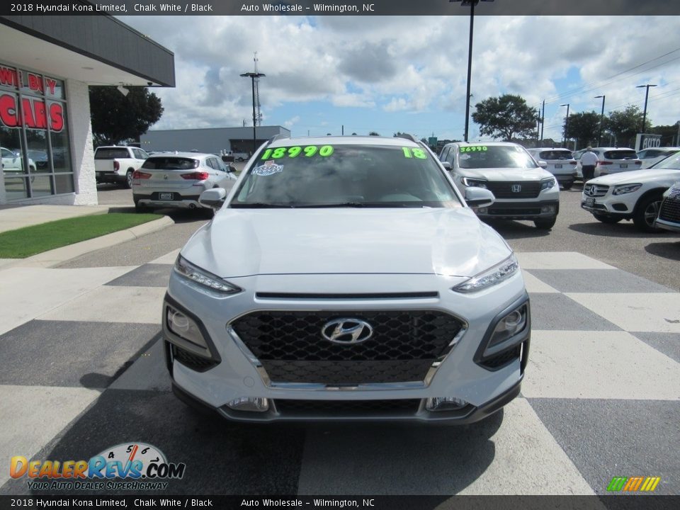 2018 Hyundai Kona Limited Chalk White / Black Photo #2