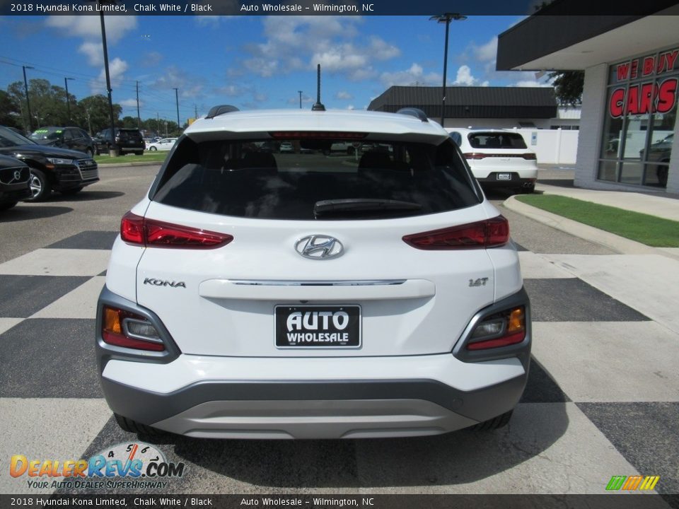 2018 Hyundai Kona Limited Chalk White / Black Photo #4