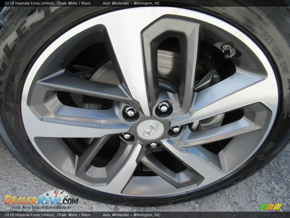 2018 Hyundai Kona Limited Chalk White / Black Photo #7