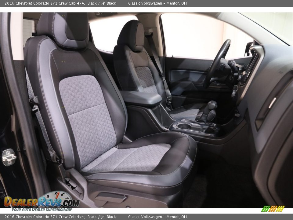2016 Chevrolet Colorado Z71 Crew Cab 4x4 Black / Jet Black Photo #18