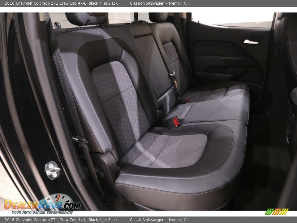 2016 Chevrolet Colorado Z71 Crew Cab 4x4 Black / Jet Black Photo #19