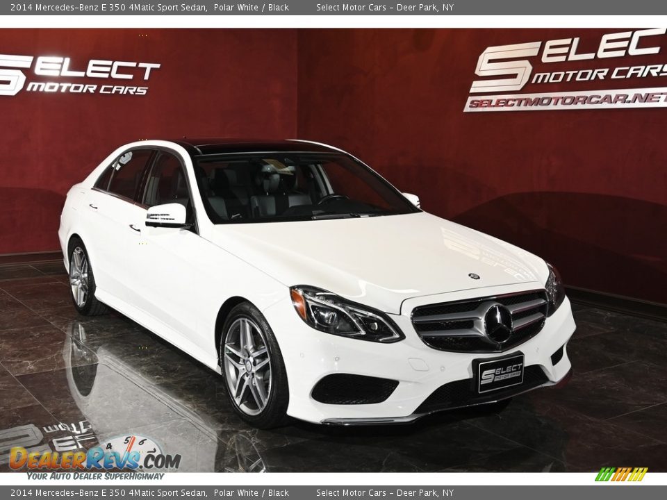 2014 Mercedes-Benz E 350 4Matic Sport Sedan Polar White / Black Photo #3