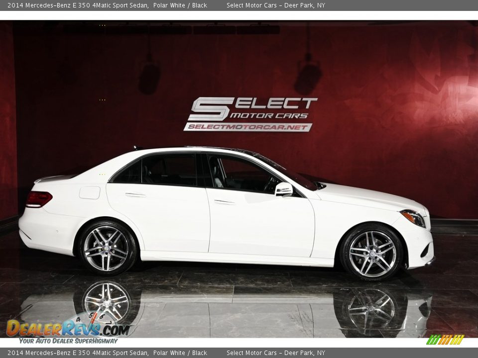 2014 Mercedes-Benz E 350 4Matic Sport Sedan Polar White / Black Photo #4