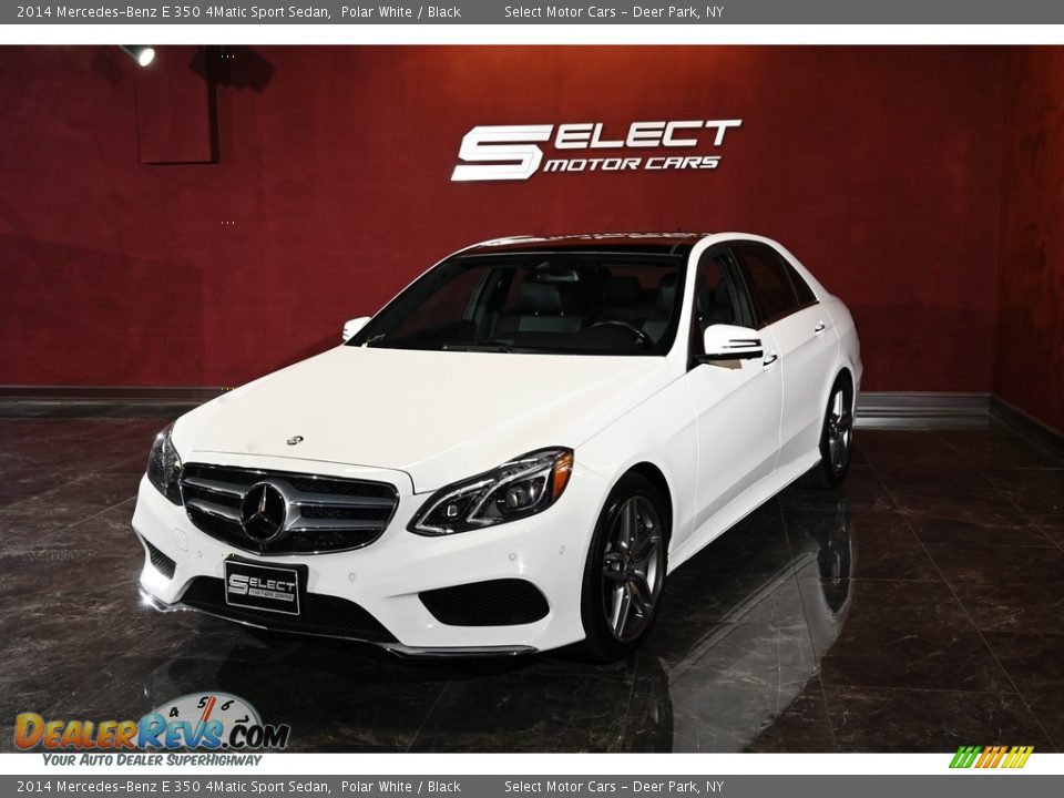 2014 Mercedes-Benz E 350 4Matic Sport Sedan Polar White / Black Photo #6